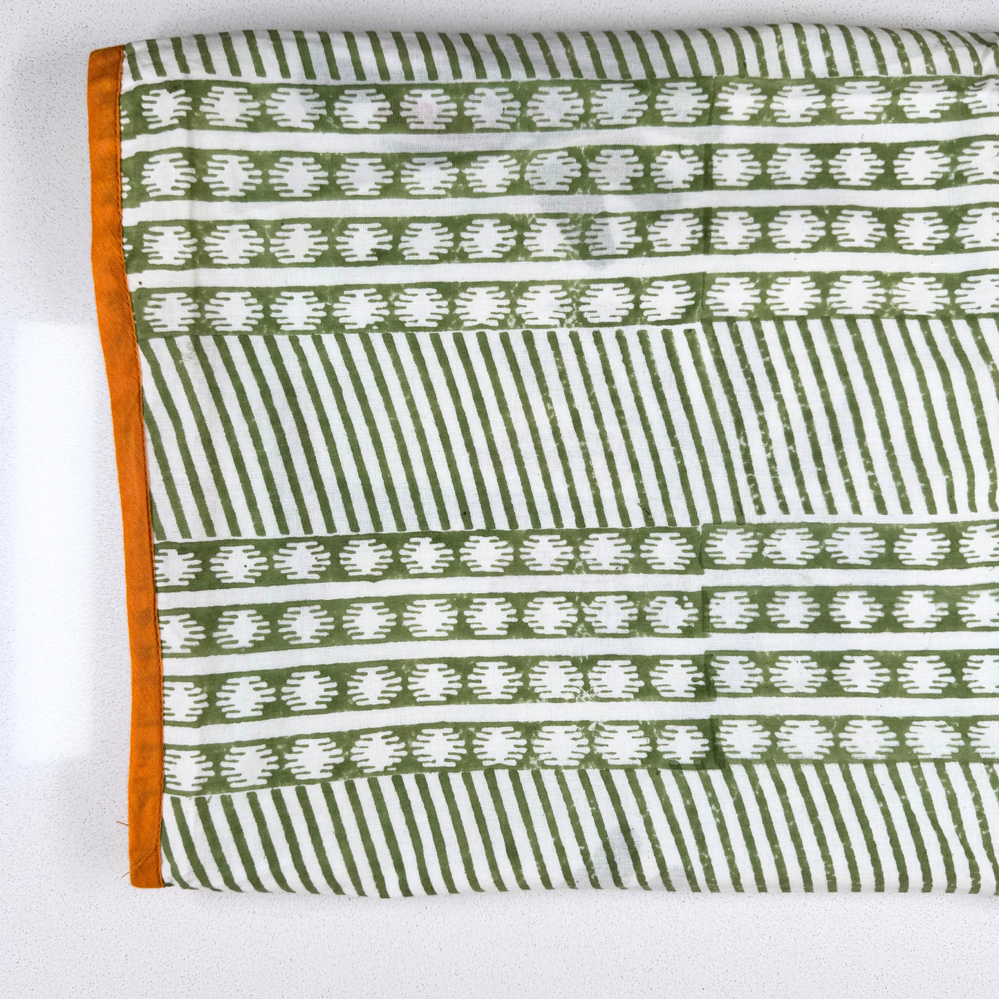 Double Layer Cotton Blanket Set - Palm Tree