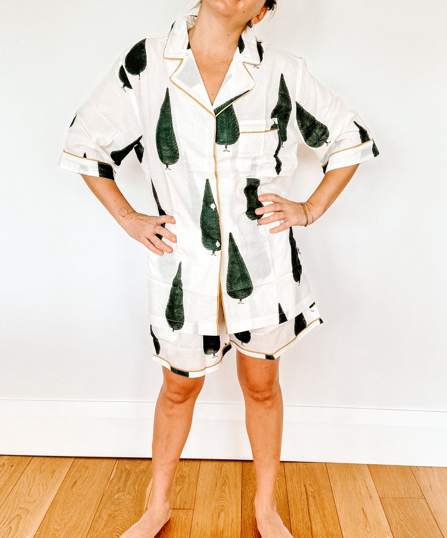 Pine Tree Boxer PJ Set