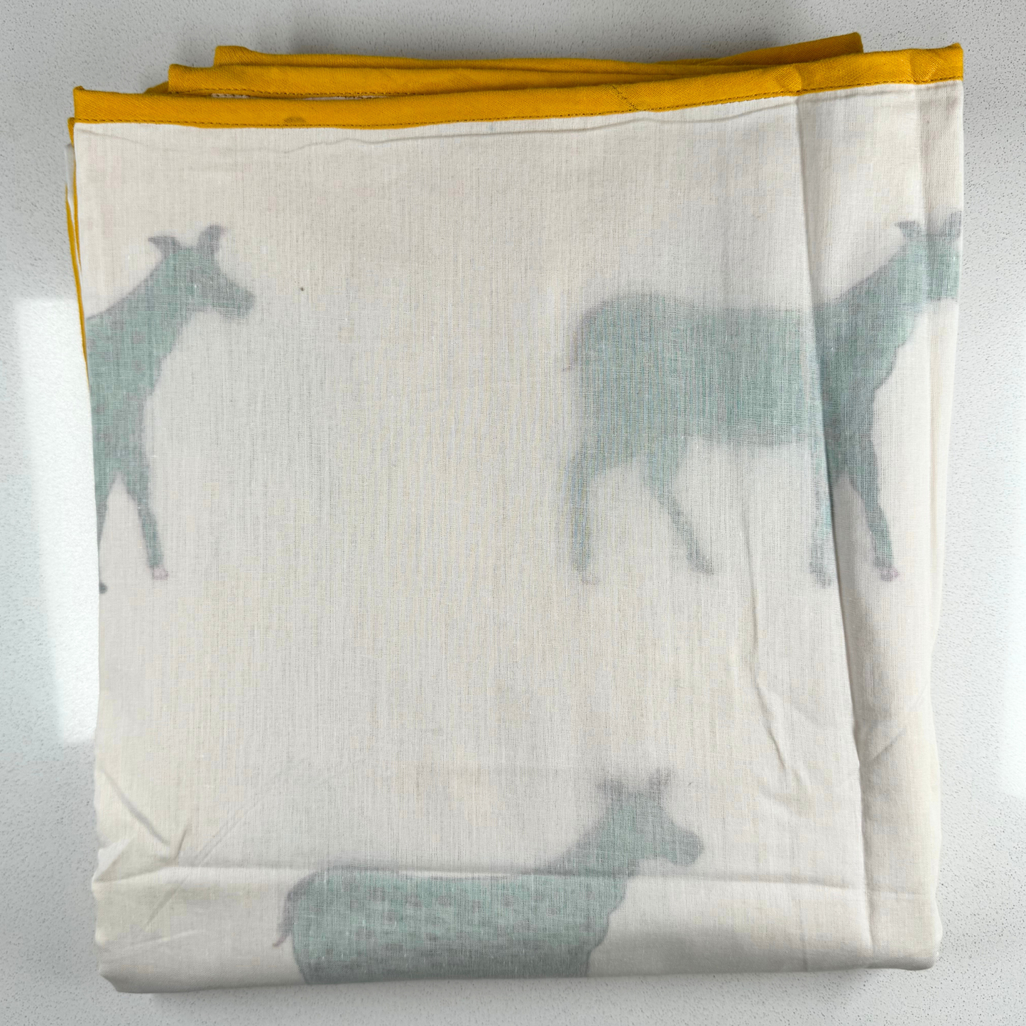 Childrens Cotton Muslin Quilt - Deer