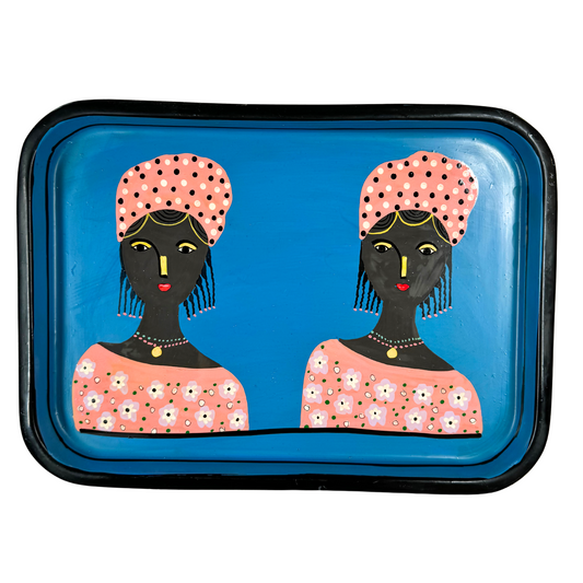 Stainless Steel Kashmir Tray - Ladies