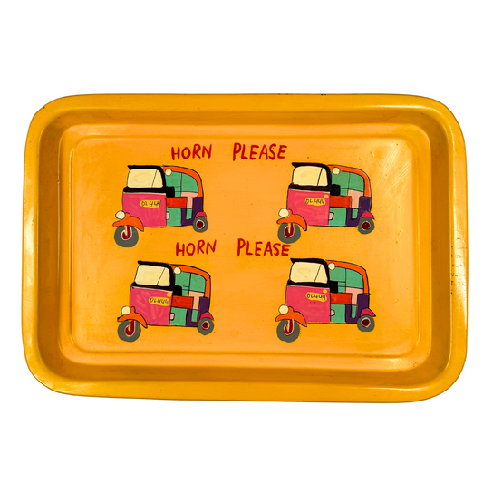 Stainless Steel Kashmir Tray - Rickshaw